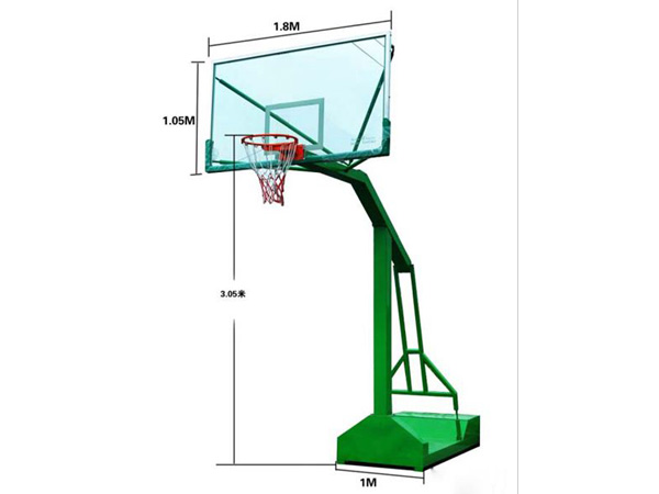 indentation hydraulic basketball stand